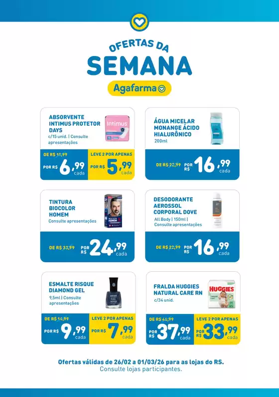 Catálogo Agafarma | Ofertas RS | 2026-02-26T00:00:00.000Z - 2026-03-01T00:00:00.000Z