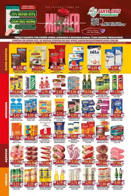 Catálogo Santa Cruz Supermercados | Ofertas Imperdíveis | 2026-02-27T00:00:00.000Z - 2026-03-11T00:00:00.000Z