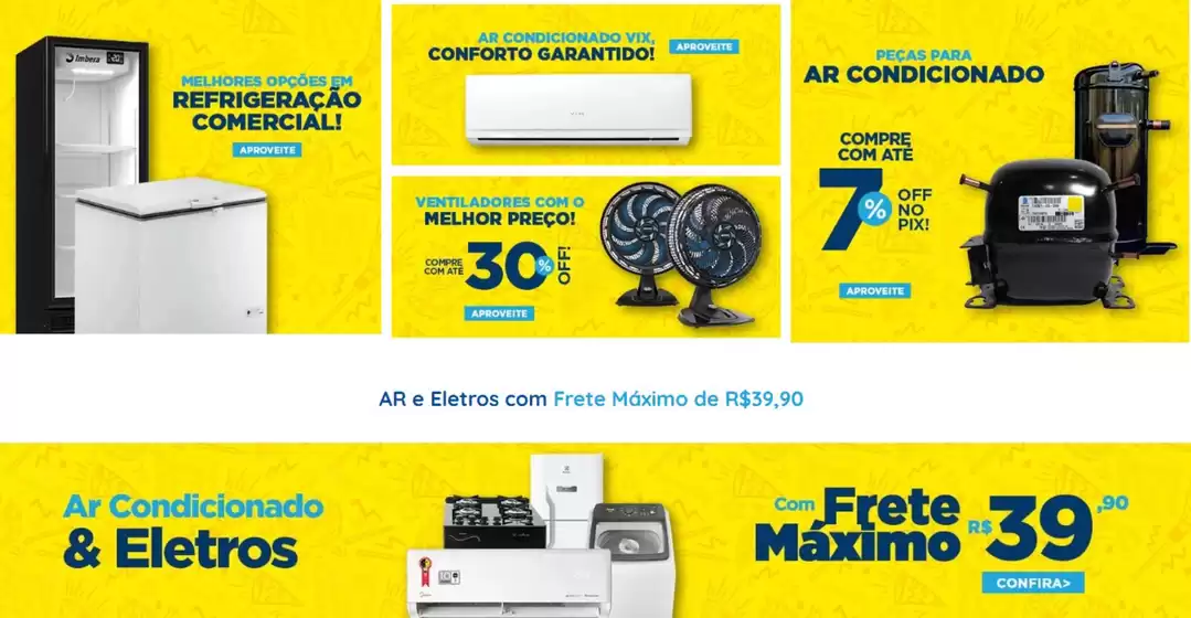 Catálogo Friopeças | AR e Eletros com Frete Maximo de R$39,90 | 2026-02-27T00:00:00.000Z - 2026-03-20T00:00:00.000Z