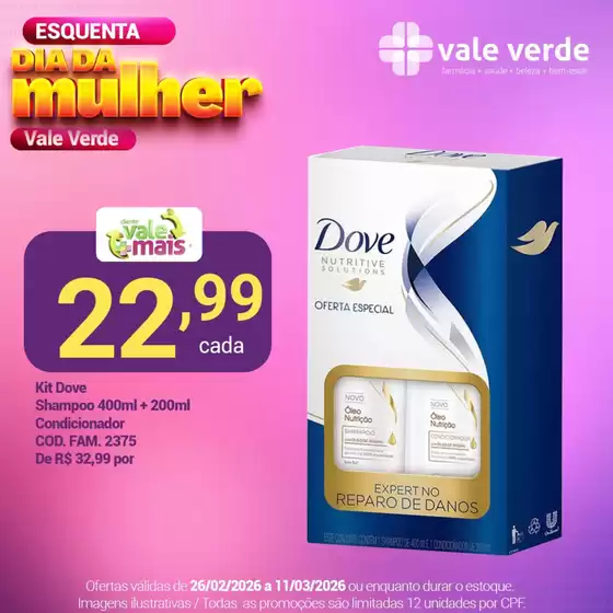 Catálogo Farmácias Vale Verde | Nossas melhores ofertas para você | 2026-02-26T00:00:00.000Z - 2026-03-11T00:00:00.000Z
