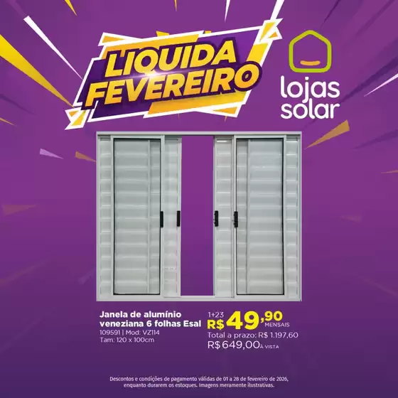 Catálogo Lojas Solar | Ofertas exclusivas para nossos clientes | 2026-02-01T00:00:00.000Z - 2026-02-28T00:00:00.000Z