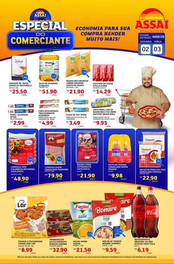 Catálogo Assaí Atacadista | Pechinchas e ofertas atuais | 2026-03-02T00:00:00.000Z - 2026-03-03T00:00:00.000Z