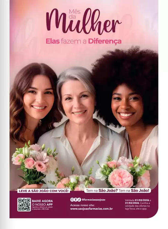 Catálogo Farmácias São João | Encarte Farmácias São João | 2026-03-01T00:00:00.000Z - 2026-03-31T00:00:00.000Z