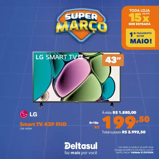 Catálogo Deltasul | Encarte Deltasul | 2026-03-02T00:00:00.000Z - 2026-03-21T00:00:00.000Z