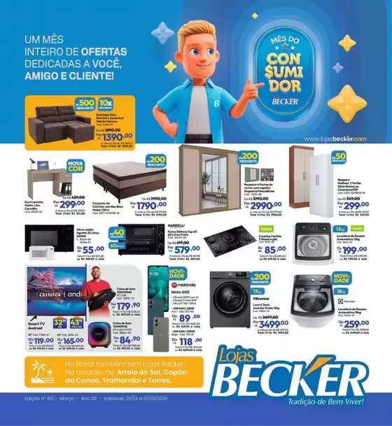 Catálogo Lojas Becker | Descubra ofertas atraentes | 2026-03-01T00:00:00.000Z - 2026-03-31T00:00:00.000Z