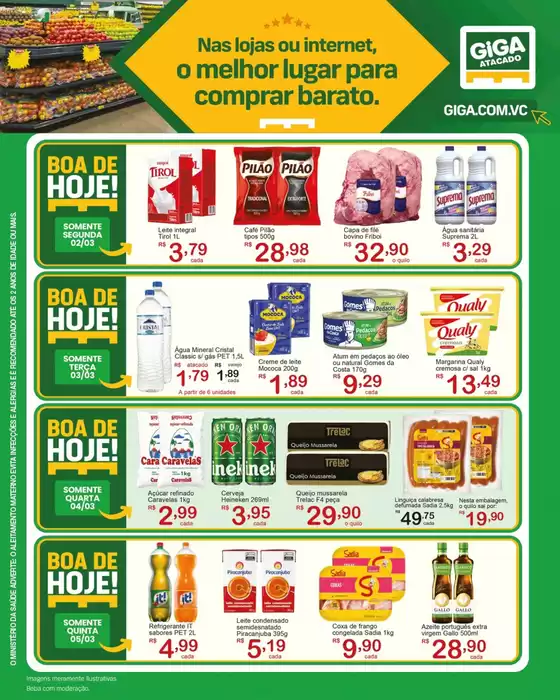 Catálogo Giga Atacado | Encarte Giga Atacado | 2026-03-02T00:00:00.000Z - 2026-03-05T00:00:00.000Z