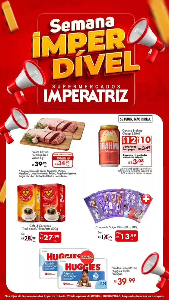 Catálogo Supermercados Imperatriz | Semana Imperdivel | 2026-03-03T00:00:00.000Z - 2026-03-08T00:00:00.000Z