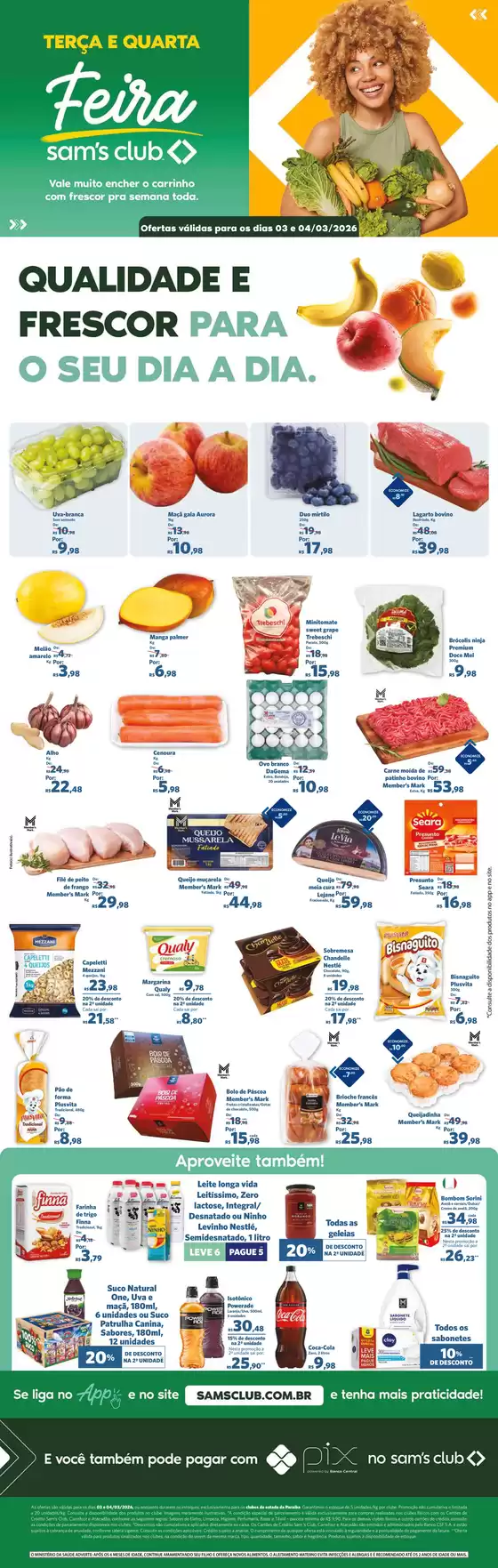 Catálogo Sam's Club | Melhores ofertas para todos os caçadores de pechinchas | 2026-03-03T00:00:00.000Z - 2026-03-04T00:00:00.000Z