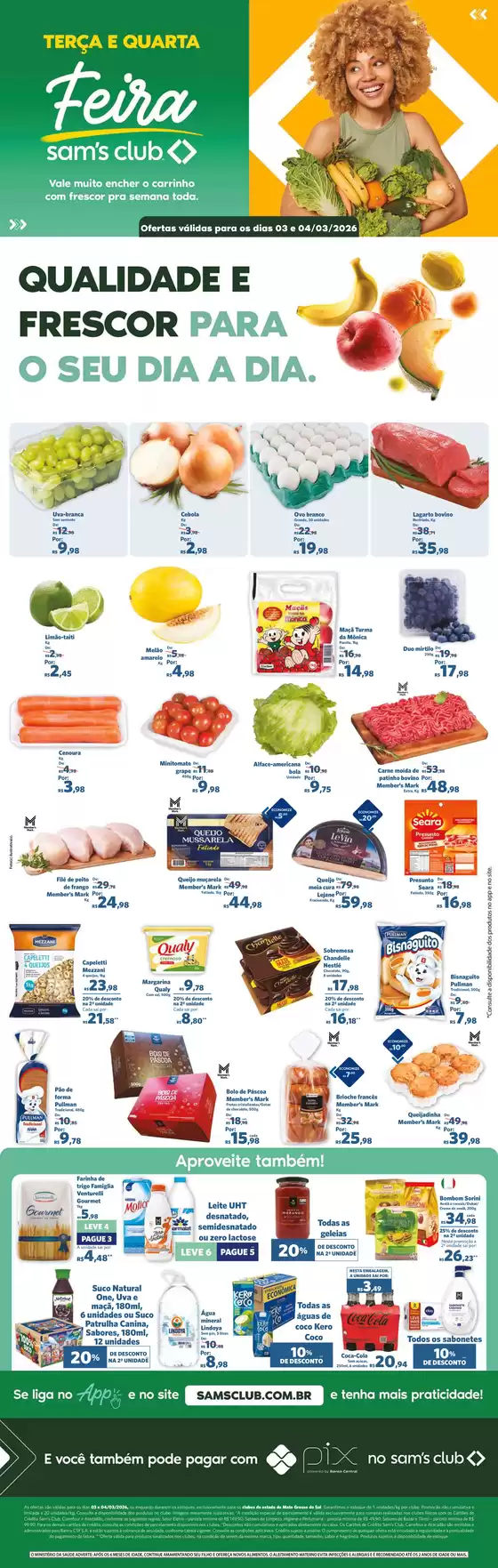 Catálogo Sam's Club | Melhores ofertas para compradores econômicos | 2026-03-03T00:00:00.000Z - 2026-03-04T00:00:00.000Z