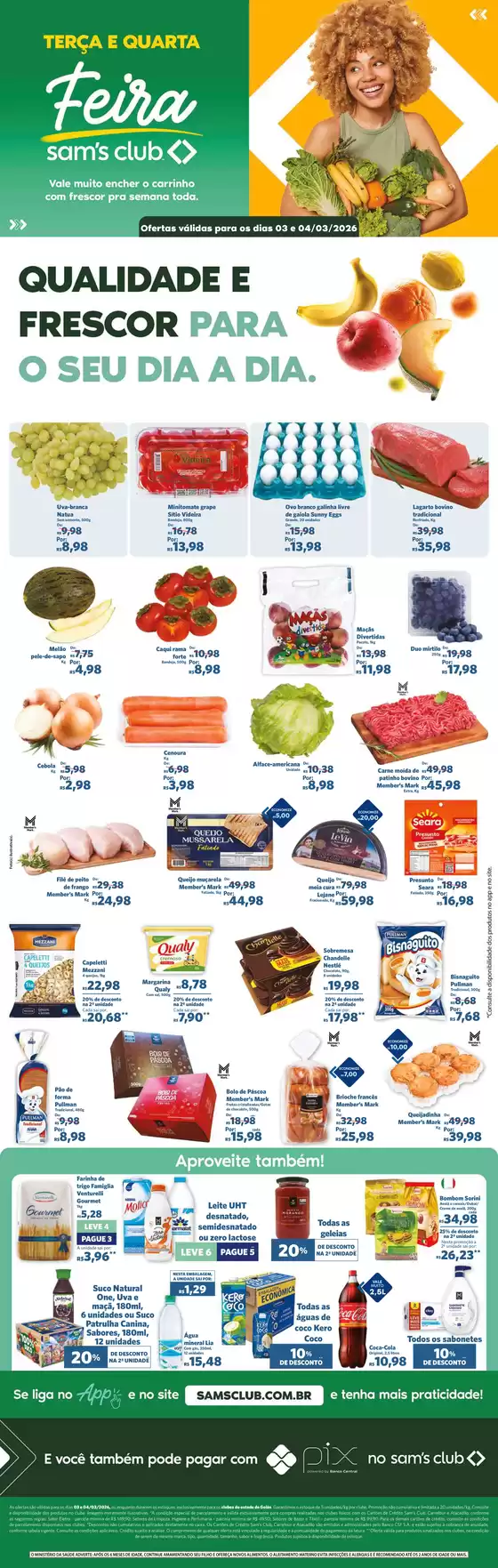 Catálogo Sam's Club | Ofertas exclusivas para nossos clientes | 2026-03-03T00:00:00.000Z - 2026-03-04T00:00:00.000Z