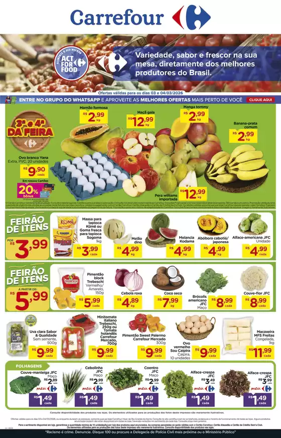 Catálogo Carrefour em Prudentópolis | Nossas melhores pechinchas | 2026-03-03T00:00:00.000Z - 2026-03-04T00:00:00.000Z