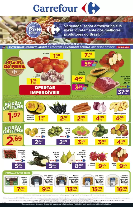 Catálogo Carrefour em Prudentópolis | Novas ofertas para descobrir | 2026-03-03T00:00:00.000Z - 2026-03-04T00:00:00.000Z