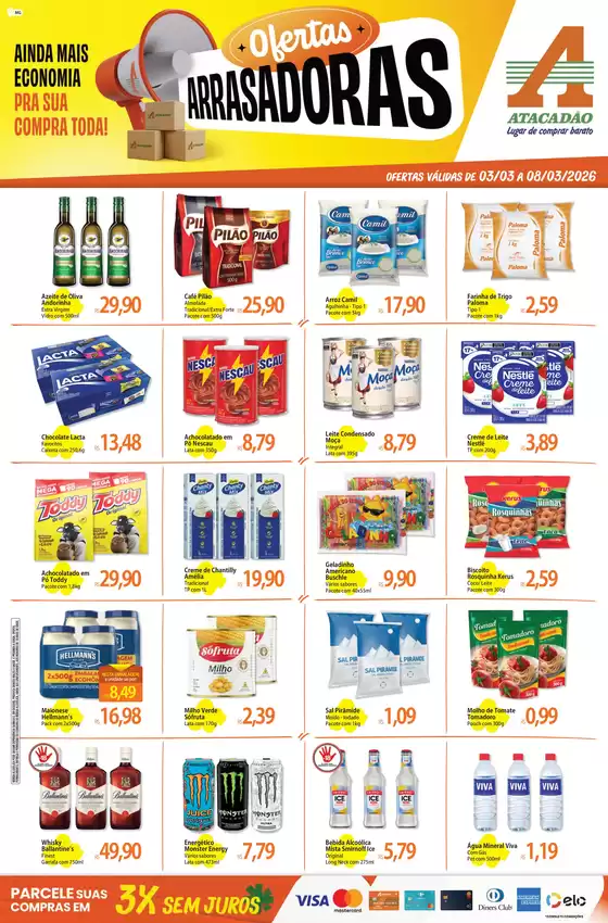 Catálogo Atacadão | Atacadão - Ofertas Arrasadoras | 2026-03-03T00:00:00.000Z - 2026-03-08T00:00:00.000Z