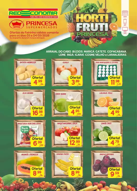 Catálogo Princesa Supermercados | Feirinha G3- 03 e 04/03 | 2026-03-03T00:00:00.000Z - 2026-03-05T00:00:00.000Z