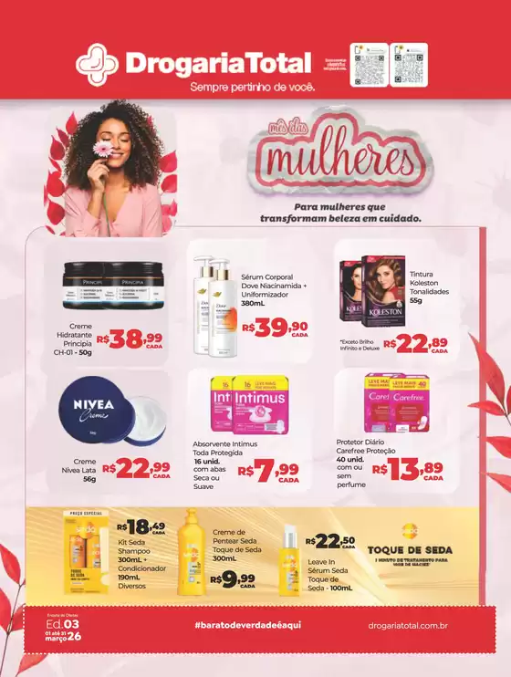 Catálogo Drogaria Total | Web. Encarte MARCO Drogaria Total 1 | 2026-03-01T00:00:00.000Z - 2026-03-26T00:00:00.000Z