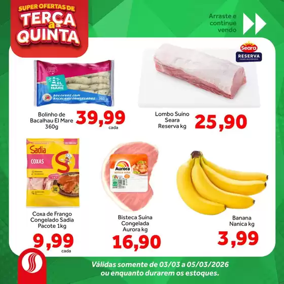 Catálogo Shibata Supermercados | Ótima oferta para caçadores de pechinchas | 2026-03-03T00:00:00.000Z - 2026-03-05T00:00:00.000Z