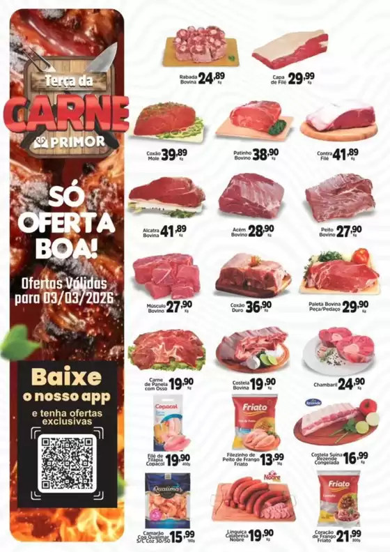 Catálogo Primor Supermercado | Terça da CARNE | 2026-03-03T00:00:00.000Z - 2026-03-03T00:00:00.000Z