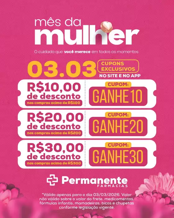 Catálogo Farmácia Permanente | Ofertas e promoções atuais | 2026-03-03T00:00:00.000Z - 2026-03-03T00:00:00.000Z