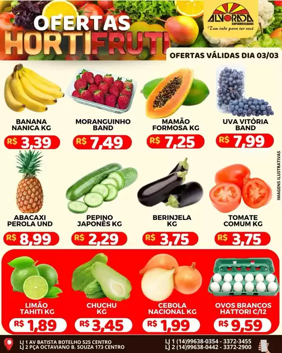 Catálogo Alvorada Supermercados | Encarte Alvorada Supermercados | 2026-03-03T00:00:00.000Z - 2026-03-03T00:00:00.000Z