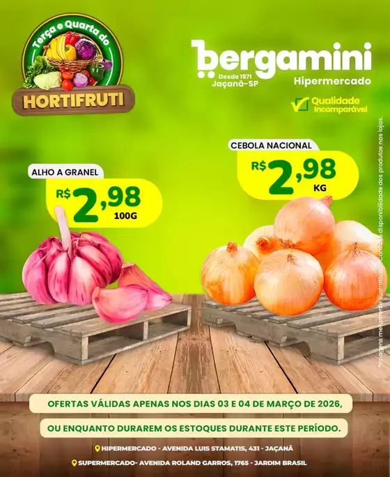 Catálogo Supermercado Bergamini | Encarte Supermercado Bergamini | 2026-03-03T00:00:00.000Z - 2026-03-04T00:00:00.000Z