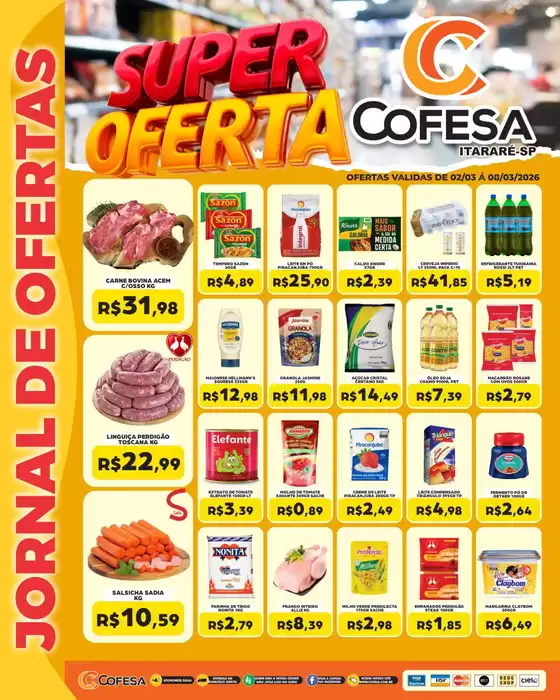 Catálogo Cofesa em Chapecó | Super Ofertas | 2026-03-04T00:00:00.000Z - 2026-03-08T00:00:00.000Z