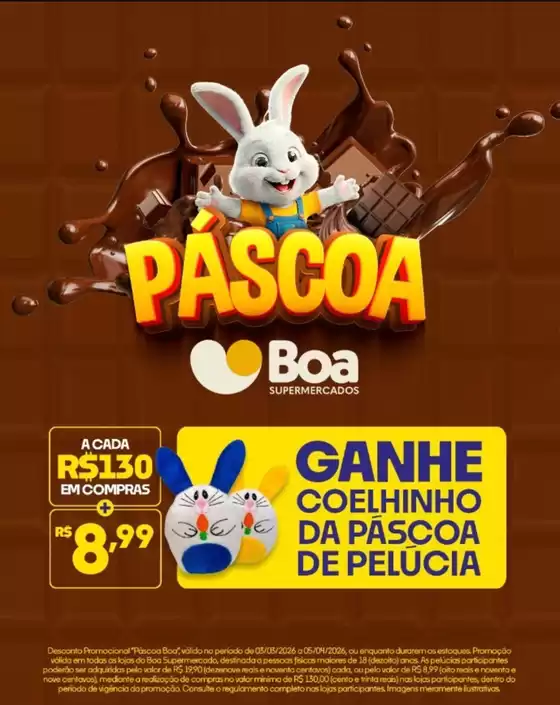 Catálogo Boa Supermercados | Páscoa | 2026-03-04T00:00:00.000Z - 2026-04-05T00:00:00.000Z