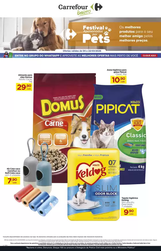 Catálogo Carrefour Bairro em Viamão | Melhores ofertas para todos os caçadores de pechinchas | 2026-03-04T00:00:00.000Z - 2026-03-22T00:00:00.000Z