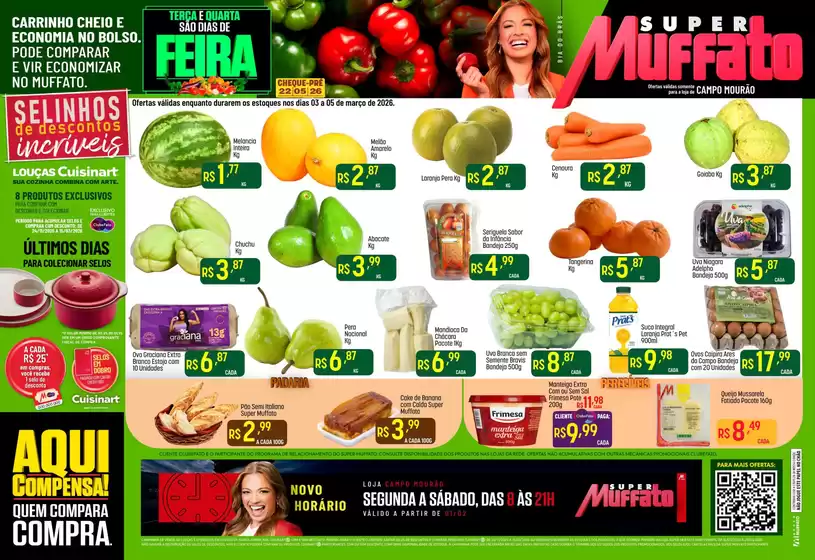 Catálogo Super Muffato em Quedas do Iguaçu | Grandes descontos em produtos selecionados | 2026-03-03T00:00:00.000Z - 2026-03-05T00:00:00.000Z