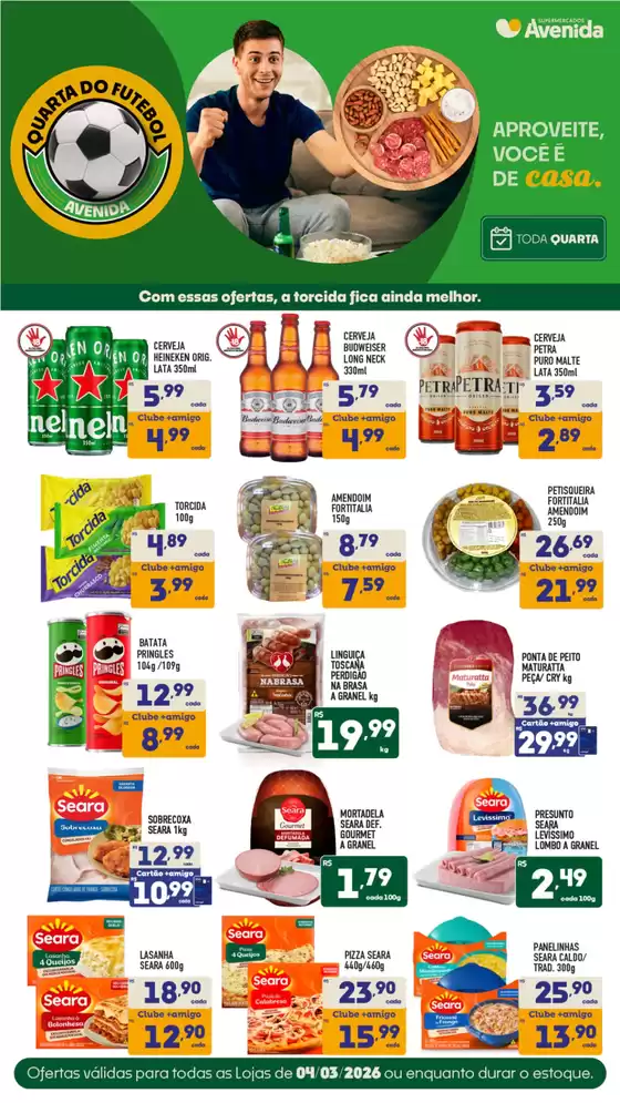 Catálogo Supermercados Avenida | Melhores ofertas e descontos | 2026-03-04T00:00:00.000Z - 2026-03-15T00:00:00.000Z