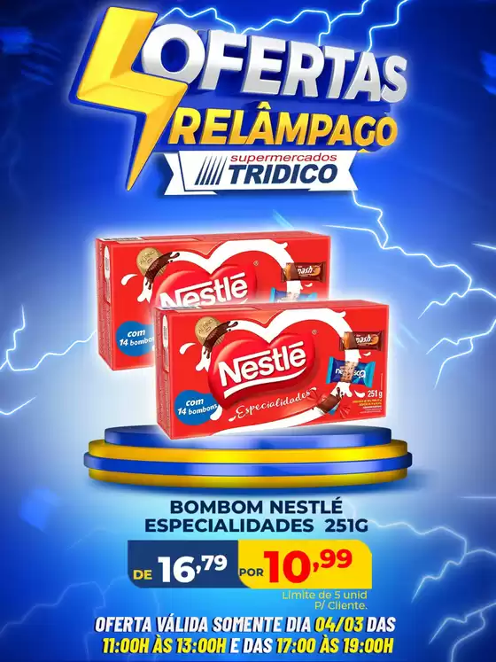 Catálogo Supermercados Tridico | OFERTA RELÂMPAGO | 2026-03-04T00:00:00.000Z - 2026-03-04T00:00:00.000Z