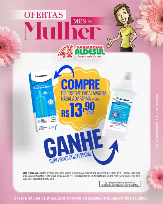 Catálogo Farmácia Aldesul | Ofertas especiais atraentes para todos | 2026-03-01T00:00:00.000Z - 2026-03-31T00:00:00.000Z