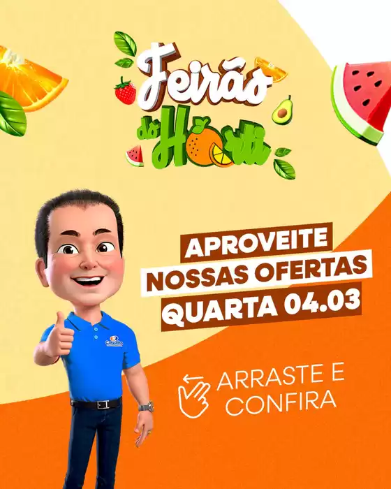 Catálogo R Carvalho Supermercado | Feirão do Hortifruti | 2026-03-04T00:00:00.000Z - 2026-03-04T00:00:00.000Z