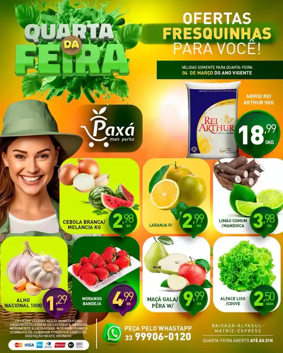 Catálogo Paxá Supermercados | Quarta da feira | 2026-03-04T00:00:00.000Z - 2026-03-04T00:00:00.000Z