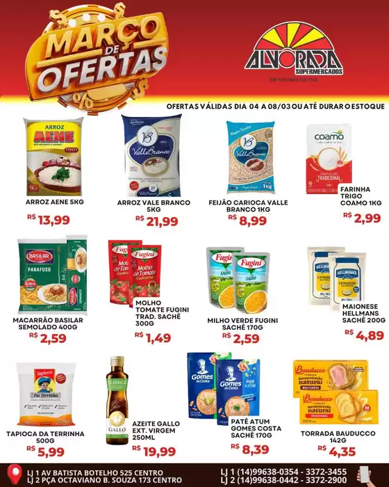 Catálogo Alvorada Supermercados em Jaguariaíva | Encarte Alvorada Supermercados | 2026-03-04T00:00:00.000Z - 2026-03-08T00:00:00.000Z