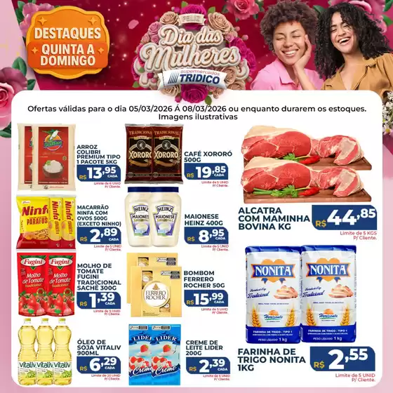 Catálogo Supermercados Tridico |  Ofertas de Quinta a Domingo  | 2026-03-05T00:00:00.000Z - 2026-03-08T00:00:00.000Z