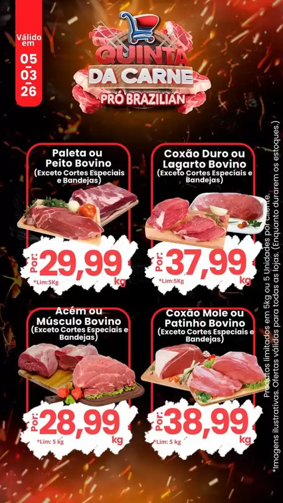 Catálogo Supermercados Pró Brazilian | Quinta da Carne  | 2026-03-05T00:00:00.000Z - 2026-03-05T00:00:00.000Z