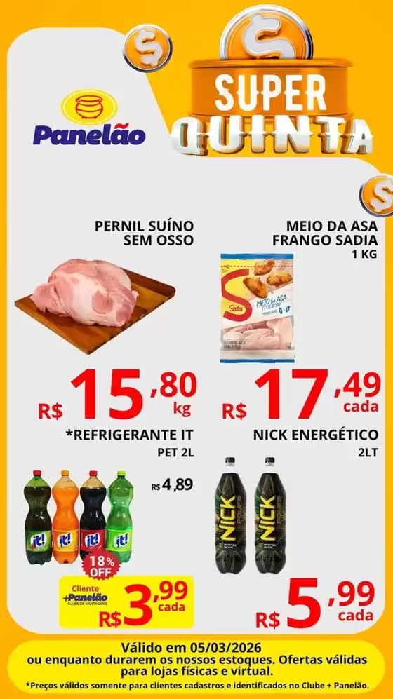 Catálogo Panelão Supermercados | SUPER QUINTA | 2026-03-05T00:00:00.000Z - 2026-03-05T00:00:00.000Z