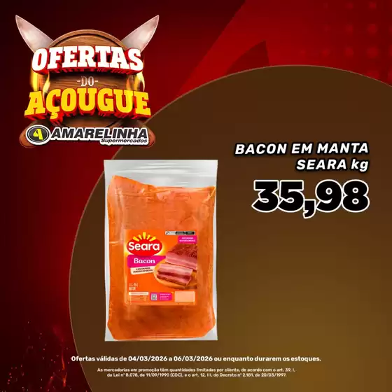 Catálogo Amarelinha Supermercados | OFERTAS DO AÇOÜGUE | 2026-03-05T00:00:00.000Z - 2026-03-06T00:00:00.000Z