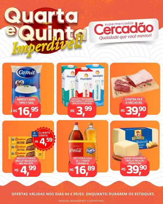 Catálogo Cercadão |  Quarta e Quinta | 2026-03-05T00:00:00.000Z - 2026-03-05T00:00:00.000Z