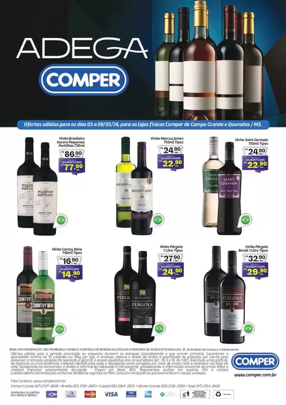 Catálogo Comper em Planaltina | Adega | 2026-03-05T00:00:00.000Z - 2026-03-09T00:00:00.000Z