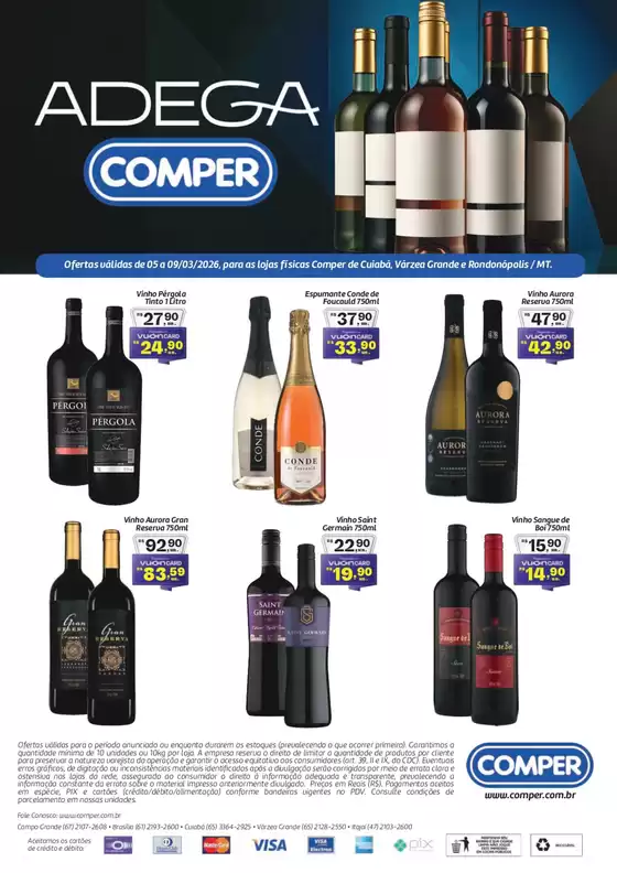 Catálogo Comper | Descubra ofertas atraentes | 2026-03-05T00:00:00.000Z - 2026-03-09T00:00:00.000Z