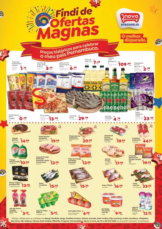 Catálogo Novo Atacarejo | Ofertas para caçadores de pechinchas | 2026-03-05T00:00:00.000Z - 2026-03-08T00:00:00.000Z