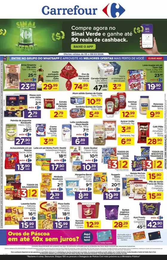 Catálogo Carrefour | Economize agora com nossas ofertas | 2026-03-05T00:00:00.000Z - 2026-03-08T00:00:00.000Z