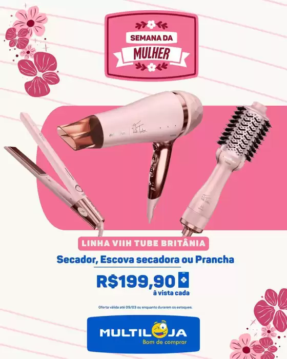 Catálogo Multiloja em Joinville | Encarte Multiloja | 2026-03-05T00:00:00.000Z - 2026-03-09T00:00:00.000Z