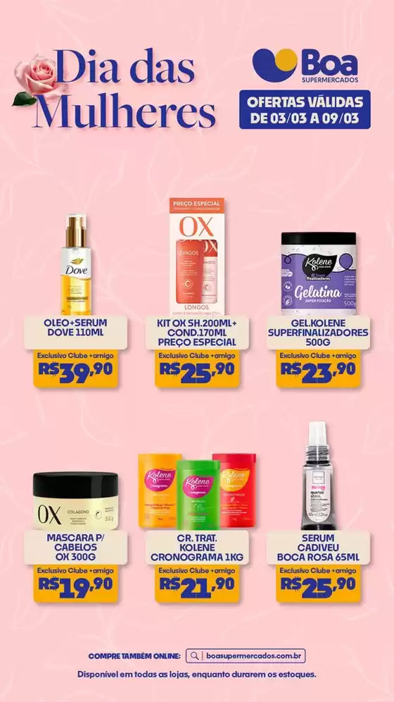Catálogo Boa Supermercados | Dia das Mulheres | 2026-03-05T00:00:00.000Z - 2026-03-09T00:00:00.000Z