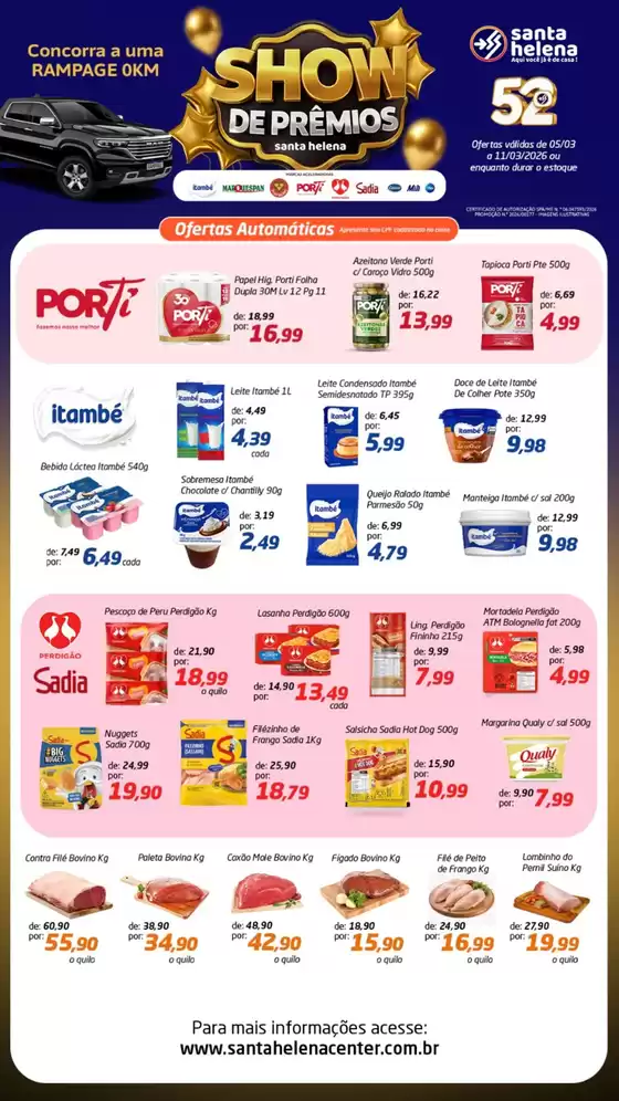 Catálogo Supermercados Santa Helena em Osasco | Encarte Supermercados Santa Helena | 2026-03-05T00:00:00.000Z - 2026-03-11T00:00:00.000Z