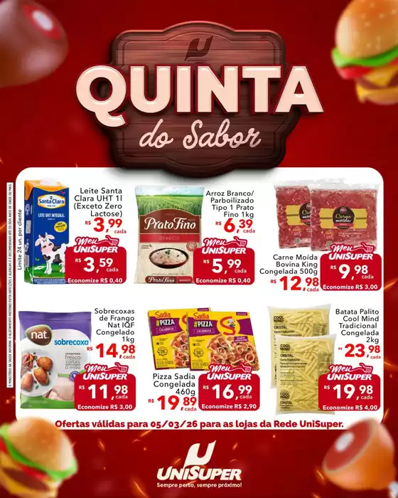 Catálogo UniSuper em Planaltina DF | Encarte UniSuper | 2026-03-05T00:00:00.000Z - 2026-03-05T00:00:00.000Z