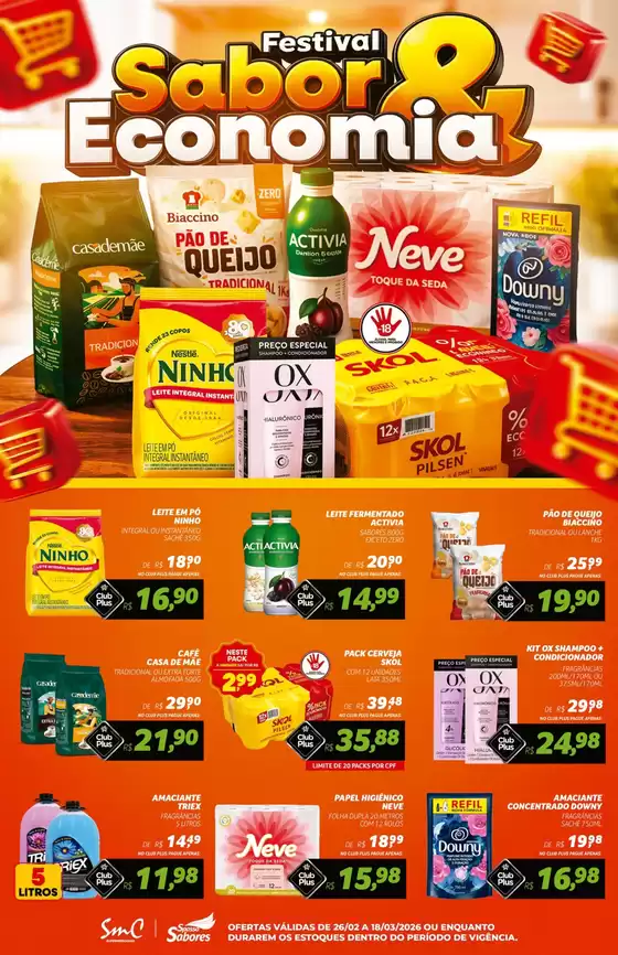 Catálogo Supermercado Cubatão em Planaltina DF | Ótima oferta para todos os clientes | 2026-02-26T00:00:00.000Z - 2026-03-18T00:00:00.000Z
