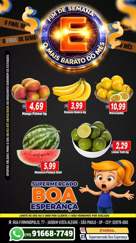 Catálogo Boa Esperança em Viçosa | Fim De Semana | 2026-03-06T00:00:00.000Z - 2026-03-08T00:00:00.000Z