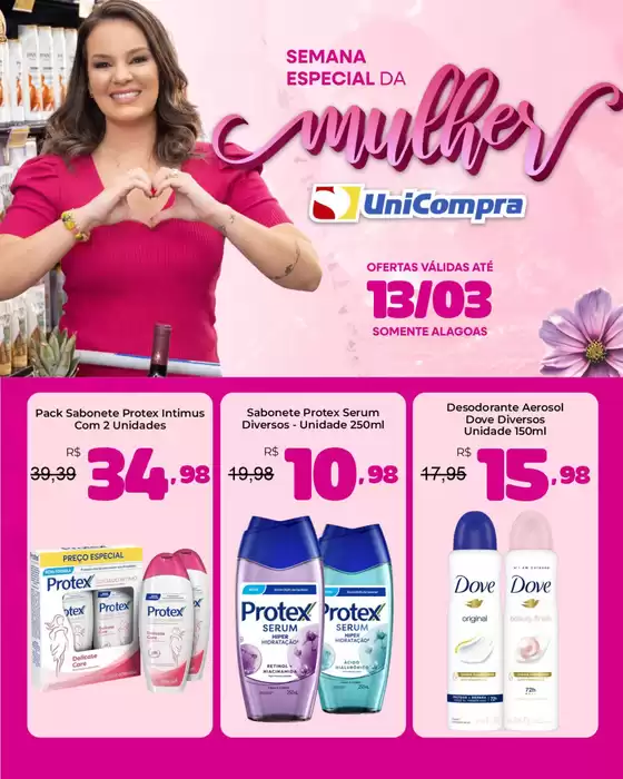 Catálogo Unicompra em Boa Viagem (Recife) |  Semana Especial da Mulher | 2026-03-06T00:00:00.000Z - 2026-03-15T00:00:00.000Z